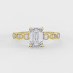 Antique Line Emerald Ring