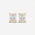 Radiant Cut Diamond Stud Earrings